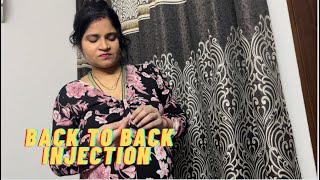 Pregnancy mein Back To Back Injection  Getting Used to It  pregnancy pregnant [upl. by Saduj]