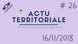 ACTU TERRITORIALE 26  16112018 [upl. by Ragan]