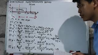 Beam Deflection by Double Integration Method sample problem  tutorial video [upl. by Plate]