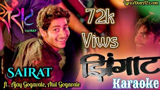 Zingat Zingat Marathi Lyrics Full Karaoke Movie  Sairat [upl. by Englis2]