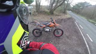 Road Legal Pitbike Stomp 140 Green Lane and Road Ride [upl. by Hoeg]