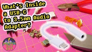 Whats Inside a USBC to 35mm Audio Adapter [upl. by Anaujd]