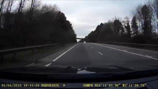 A36 Warminster Bypass Wiltshire UK Dual Carriageway Speeding Mercedes CLK [upl. by Selhorst647]