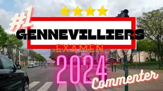 1 PARCOURS D EXAMEN DU PERMIS B 🚦🚗🚦 GENNEVILLIERS [upl. by Nannette]