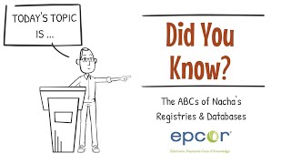 The ABCs of Nacha’s Registries amp Databases [upl. by Shornick]