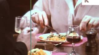 1970s UK Restaurant People Eat Roast Beef [upl. by Okime]