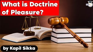 What is Doctrine of Pleasure as under Indian Constitution Haryana Civil Judge Exam HPSC Judicial [upl. by Arliene877]