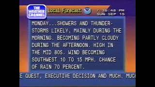 Weather Channel Local Forecast 1996 [upl. by Shir]