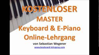 BARCAROLE  JACQUES OFFENBACH  kostenloser Keyboard amp Piano OnlineKurs [upl. by Sabino]