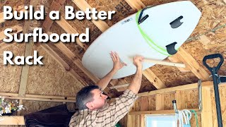 How to Build a Simple Surfboard Rack [upl. by Ebaj]