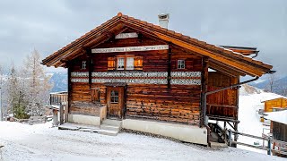 Tschiertschen is the hidden gem of Southeast Switzerland 🇨🇭 Swiss Village in Winter [upl. by Refinnej432]