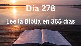 Día 278 Plan de lectura de la Biblia en 365 días [upl. by Sidney]