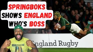 England vs Springboks 2022 Review [upl. by Elvyn]