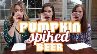 PUMPKIN SPIKED BEER TEST  Feat Deb [upl. by Sufur]