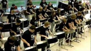 quotAmazing Gracequot on the steel pans by the Dover High School Steel Drum Band [upl. by Suirtimed]