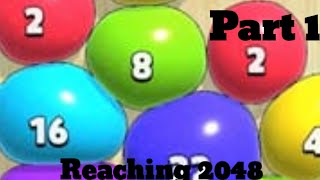 Blob Merge 3D Gameplay Part 1 Reaching 2048 [upl. by Anissej]