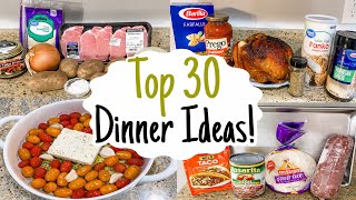 Whats For Dinner 30 of the BEST Quick amp Easy Recipes  Tasty Cheap Meal Ideas  Julia Pacheco [upl. by Gnaht]