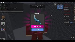 Trading Bioblade for Ice Shard in MM2 [upl. by Akkina722]