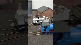 KR Models Bellerophon Prototype running at the Great British Model Railway Show short [upl. by Ylrebnik]