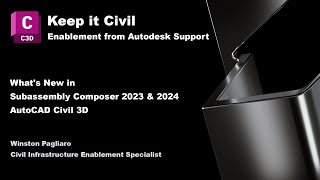 Whats New in Subassembly Composer 2023 and 2024 for Civil 3D including a free PKT [upl. by Duthie681]