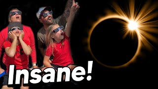 The Best Solar Eclipse Reaction Full Totality [upl. by Emmeram]