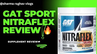 Gat sport nitraflex pre workout review 🔥 gym gymvlog viralvideo powerlifting [upl. by Harold469]