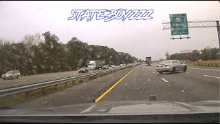 Entire Georgia State Patrol Nighthawks South Squad Pursuit of Stolen Vehicle [upl. by Gilly]