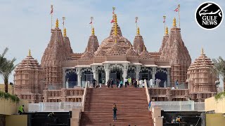 A sneak peek of the BAPS Hindu Temple in Abu Dhabi [upl. by Stillmann909]