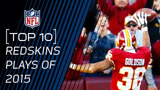 Top 10 Redskins Plays of 2015  TopTenTuesdays  NFL [upl. by Aihgn]