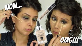 CATRICE COSMETICS FOUNDATION amp CONCEALER  WEAR TEST  REVIEW [upl. by Noraj]