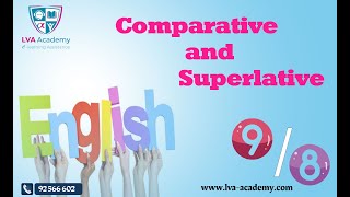 ✅ English  Comparative and Superlative  8 amp 9ème année [upl. by Arded]