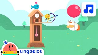 HICKORY DICKORY DOCK 🎵🕰️🐟 Best Nursery Rhymes for Kids  Lingokids [upl. by Miarzim]