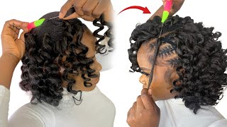 Quick And Gorgeous Hairstyle Using Braid Extension [upl. by Niltiac813]