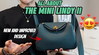 All About the Hermès Mini Lindy II  Measurements What Fits Mod Shots  Charm Unboxing ft Aelyseé [upl. by Sucramal]