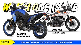 2023 KTM 790 Adventure VS 2023 Yamaha Tenere 700 Which One is the Best [upl. by Jared]