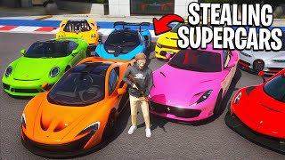 I Stole 50 Supercars in GTA 5 RP [upl. by Dryfoos]