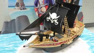 Das PLAYMOBIL Piratenschiff 6678 mit allen Details präsentiert von wwwbesserePreisecom [upl. by Ennairrac]