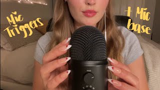 ASMR bare mic tapping scratching amp cupping top base buttons [upl. by Layod]