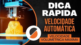 02  VELOCIDADE VOLUMÉTRICA máxima no Prusa Slicer [upl. by Irafat]