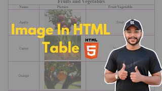 How to Insert an Image in HTML Table [upl. by Eseuqcaj127]