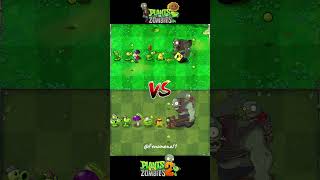 PVZ1 Vs PVZ2 Team Plants Vs Gargantuar Zombie  Plants vs Zombies 2 pvz2 pvz2gameplay [upl. by Lennard]