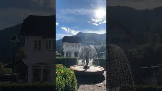 Fountain representing Mozarts mother Anna Maria Mozart [upl. by Keever]