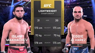 Islam Makhachev vs Eddie Alvarez Full Fight  UFC 5 Fight Of The Night [upl. by Aihsram]