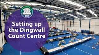 Setting up the Dingwall Count Centre for the 2024 UK General Election [upl. by Kris]