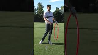 Connecting Swing Path To Low Point golf golftrainingaid golfswing golfcoach golflesson golfer [upl. by Anoynek]