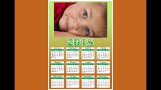 Photoshop Template Calendario  Tutorial 198 Bis Italiano [upl. by Ushijima858]