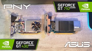 GT 710 GDDR5 vs GT 430 GDDR3  Test in 5 Games [upl. by Ormsby]