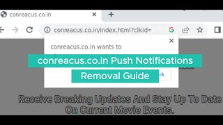 Remove conreacuscoin  Block conreacuscoin Spam Ads [upl. by Lyrradal499]