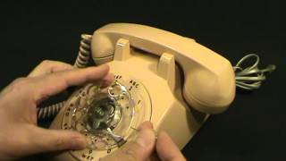 Rotary Dial Desk Telephone how to remove rotary daial [upl. by Gwynne]