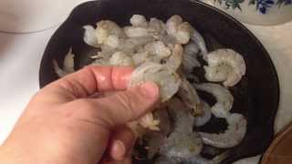 How to prepare and boil frozen raw shrimp [upl. by Ayekahs]